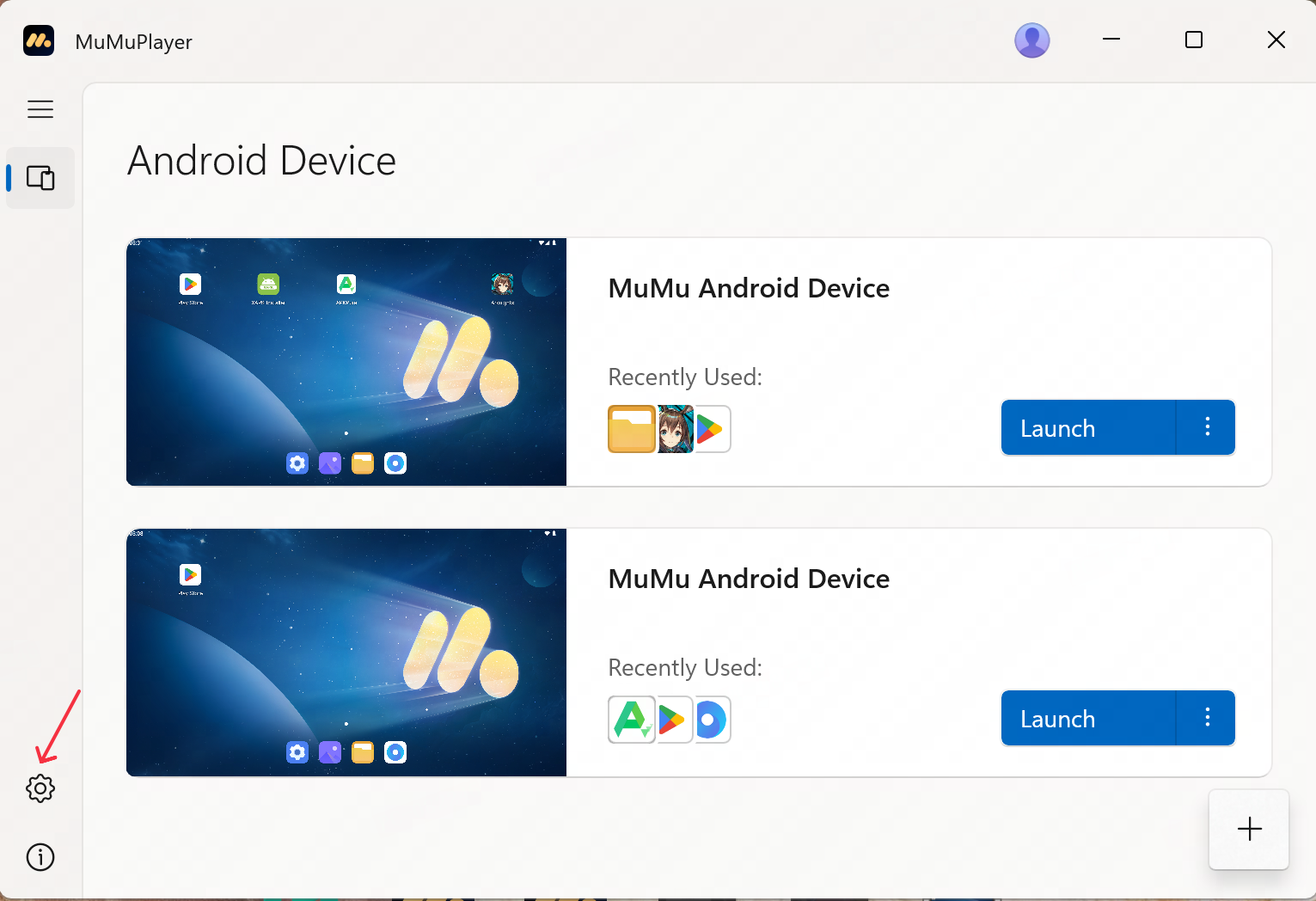 MuMuPlayer for WIndows ARM Settings