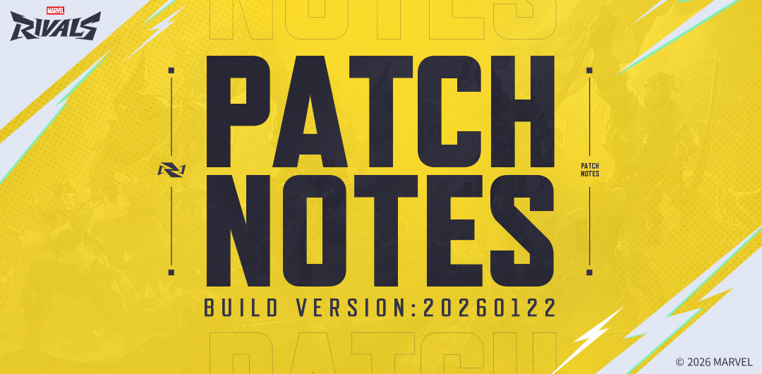 Marvel Rivals Version 20260122 Patch Notes