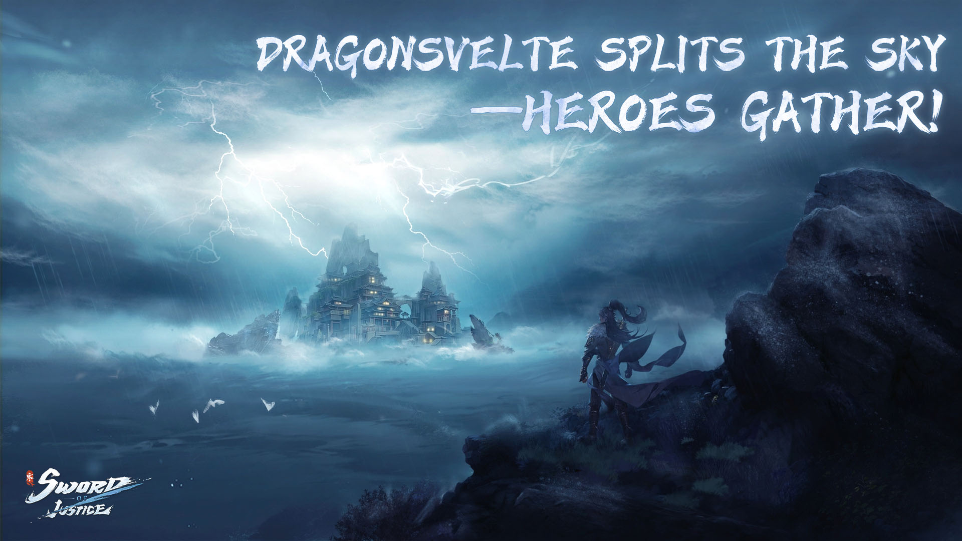 Dragonsvelte splits the sky—heroes gather!