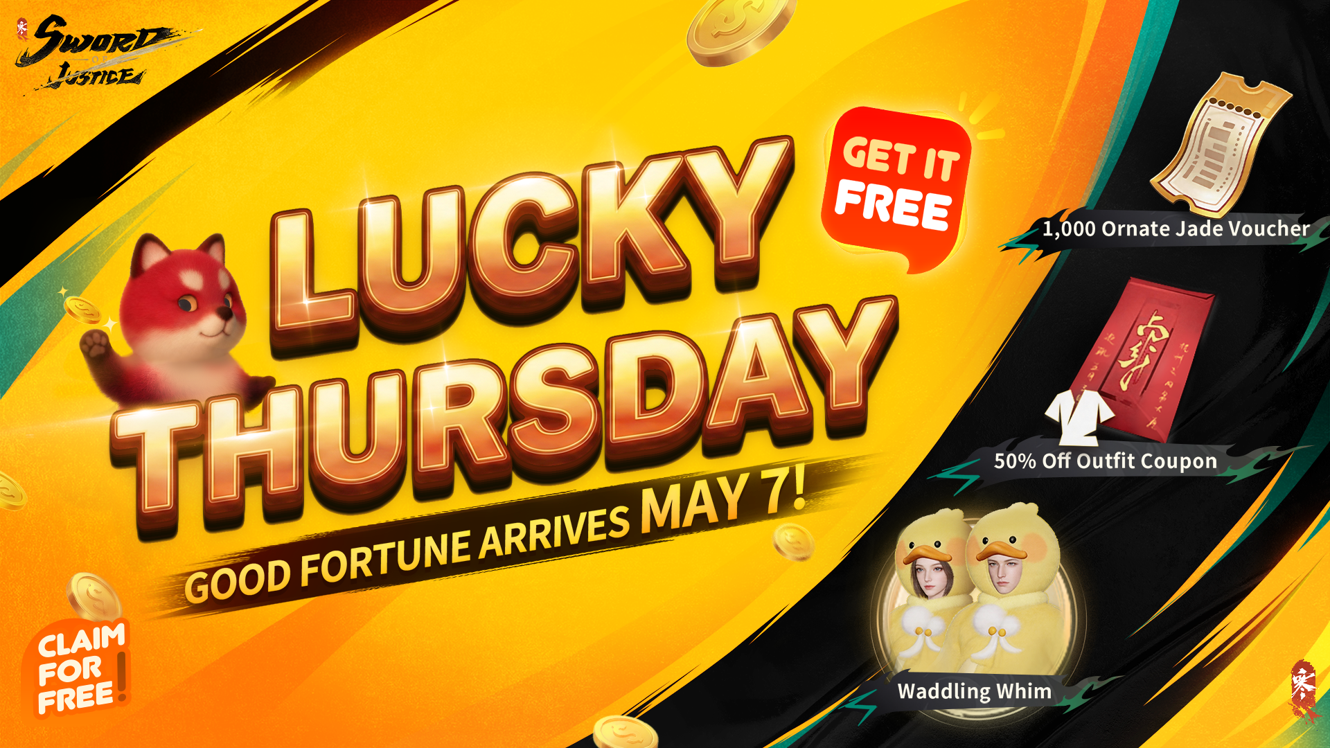 Half-Year Anniversary Celebration & Lucky Thursday ！