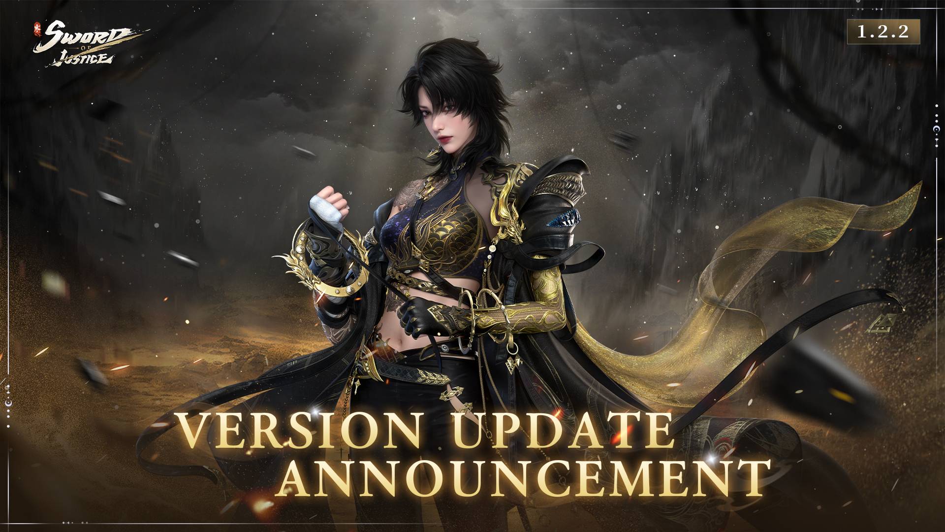 Sword of Justice 1.2.2 Update Notice