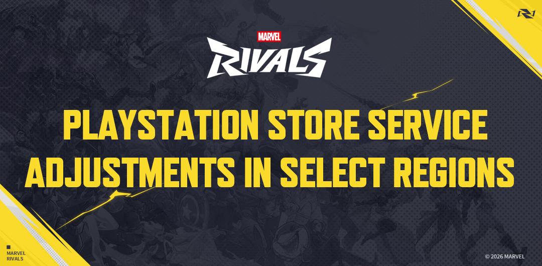 Notice of PlayStation Store Service Adjustments in Select Regions